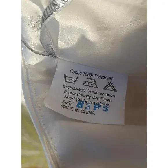 NWOT Maggie Sottero Satin Strapless Corset Fit Flare Wedding Dress Gown 8 10 12 - Picture 13 of 13